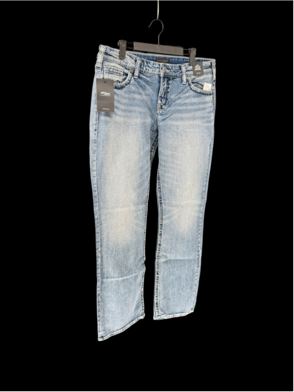 Women's Silver Jeans Co. Suki Curvy Fit Boot Cut Jeans Size 34 Blue